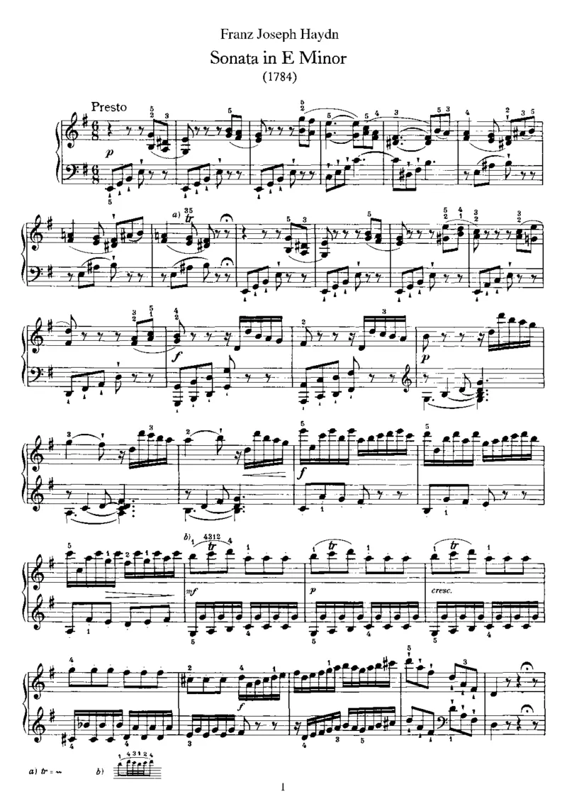 PianoSonataNo34ine_NoRestriction_一万首著名钢琴曲谱哈农贝多芬合集视频教学电子版高清无水印可打印_1古典钢琴知名音乐家谱_海顿钢琴谱全集_奏鸣曲