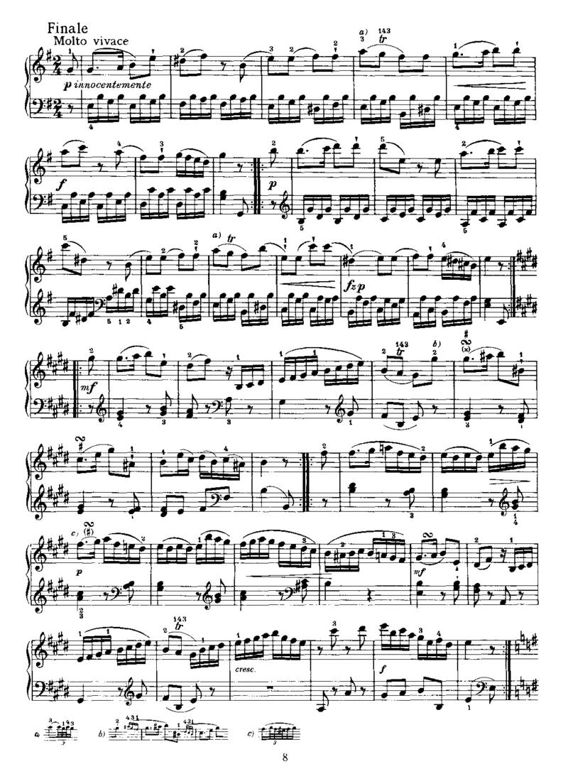 PianoSonataNo34ine_NoRestriction_一万首著名钢琴曲谱哈农贝多芬合集视频教学电子版高清无水印可打印_1古典钢琴知名音乐家谱_海顿钢琴谱全集_奏鸣曲