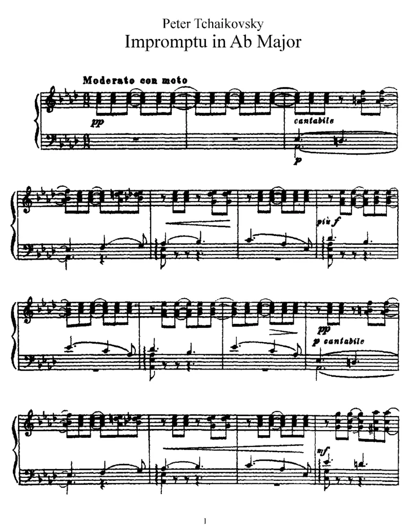 ImpromptuinAb_一万首著名钢琴曲谱哈农贝多芬合集视频教学电子版高清无水印可打印_1古典钢琴知名音乐家谱_柴科夫斯基钢琴谱全集_其他