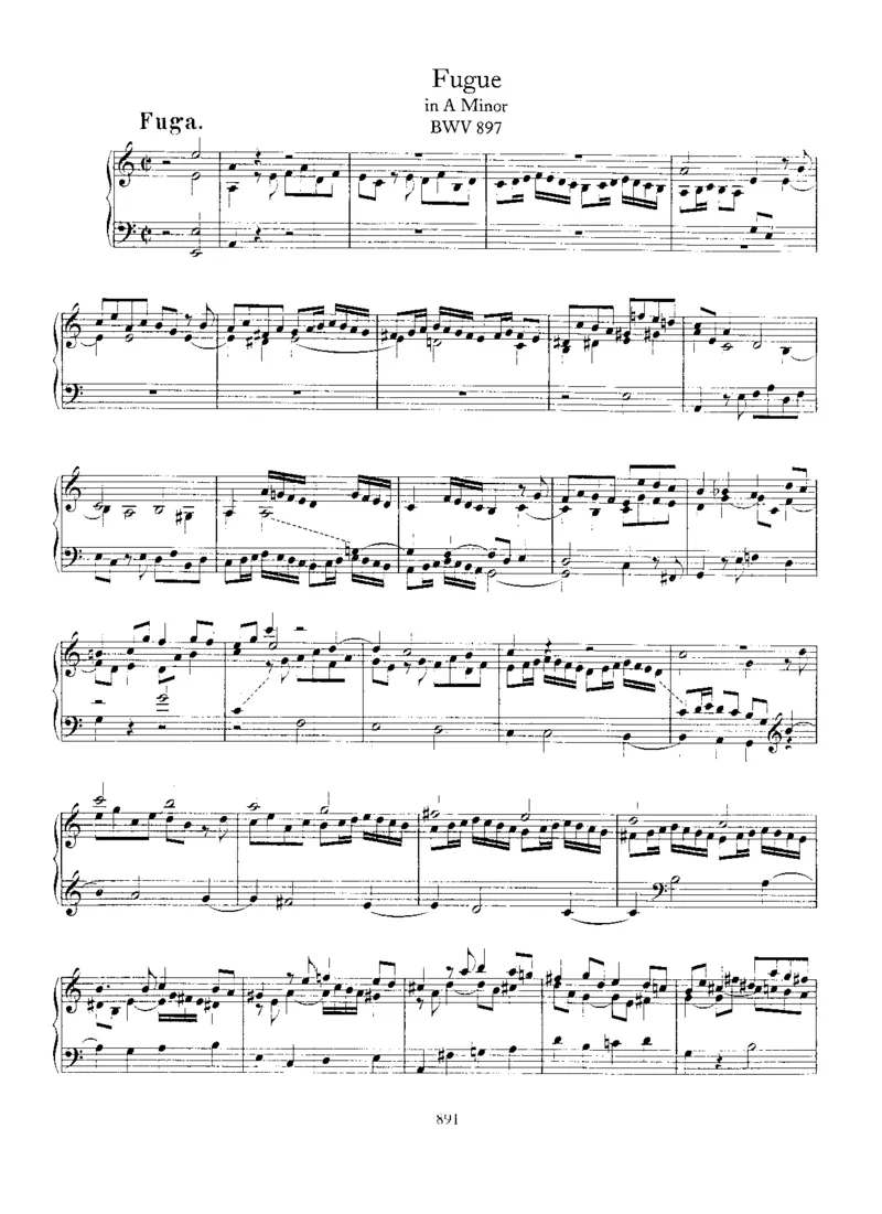 Fugueina,BWV897_一万首著名钢琴曲谱哈农贝多芬合集视频教学电子版高清无水印可打印_1古典钢琴知名音乐家谱_巴赫钢琴谱全集_Preludes，Fantasias，Fugues