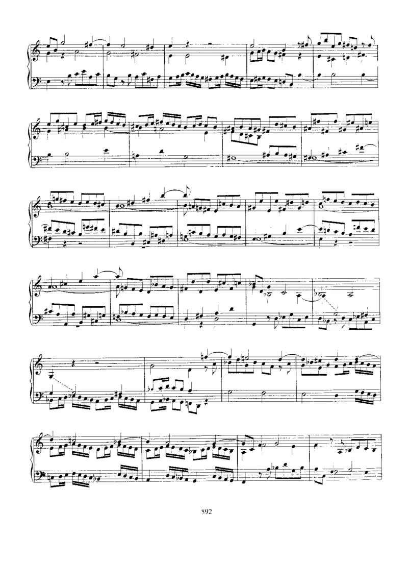 Fugueina,BWV897_一万首著名钢琴曲谱哈农贝多芬合集视频教学电子版高清无水印可打印_1古典钢琴知名音乐家谱_巴赫钢琴谱全集_Preludes，Fantasias，Fugues