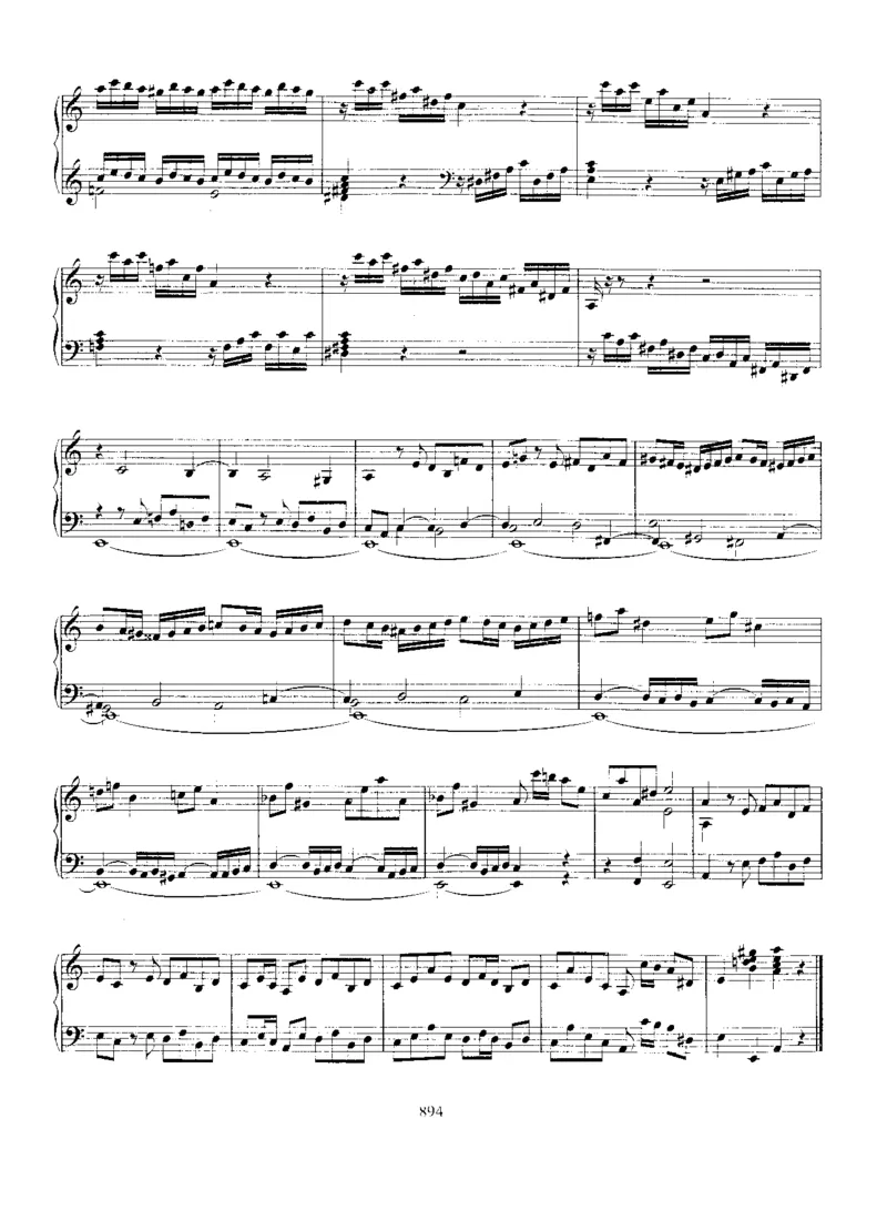 Fugueina,BWV897_一万首著名钢琴曲谱哈农贝多芬合集视频教学电子版高清无水印可打印_1古典钢琴知名音乐家谱_巴赫钢琴谱全集_Preludes，Fantasias，Fugues