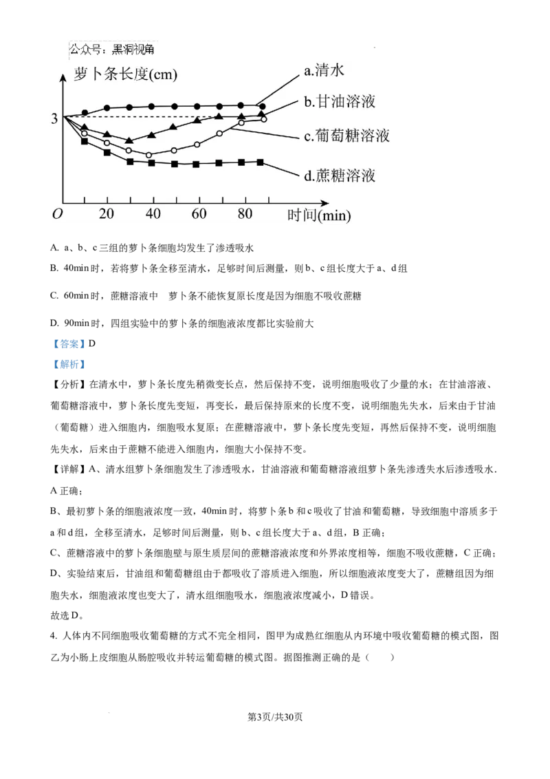 山东省泰安市2024-2025学年高三上学期11月期中考试生物答案_2024-2025高三（6-6月题库）_2024年11月试卷_1125山东省泰安市2024-2025学年高三上学期11月期中考试