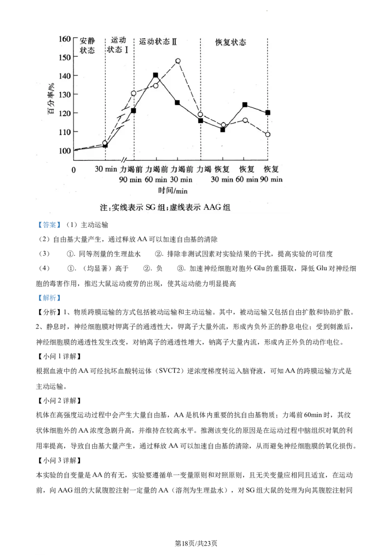 精品解析：湖南省邵阳市武冈市2023-2024学年高三上学期期中生物试题（解析版）(1)_2023年11月_0211月合集_2024届湖南省邵阳市武冈市高三上学期期中考试