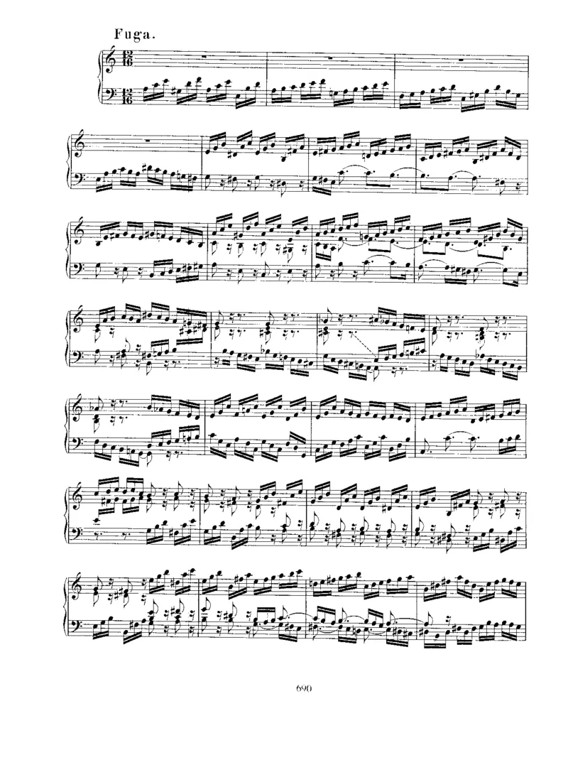 PreludeandFugueina,BWV894_一万首著名钢琴曲谱哈农贝多芬合集视频教学电子版高清无水印可打印_1古典钢琴知名音乐家谱_巴赫钢琴谱全集_Preludes，Fantasias，Fugues