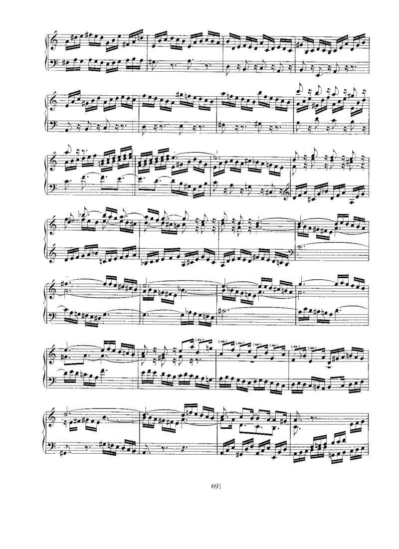 PreludeandFugueina,BWV894_一万首著名钢琴曲谱哈农贝多芬合集视频教学电子版高清无水印可打印_1古典钢琴知名音乐家谱_巴赫钢琴谱全集_Preludes，Fantasias，Fugues