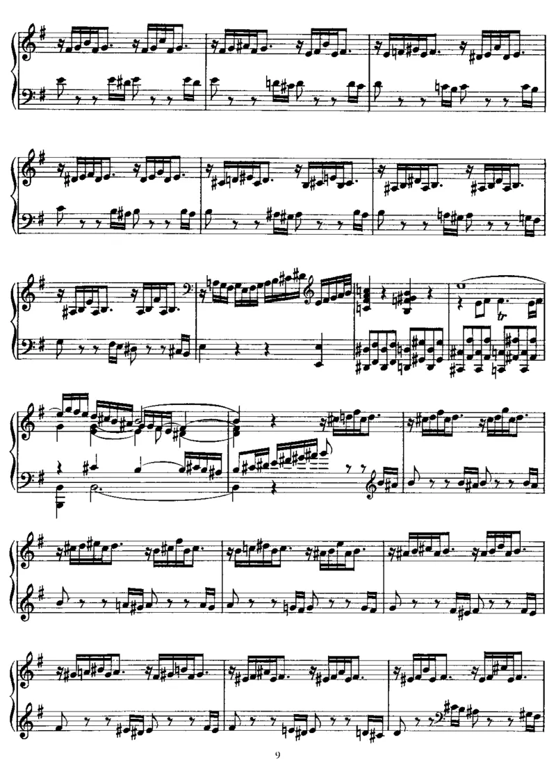 PreludeandFugueine,BWV548(Bach)_一万首著名钢琴曲谱哈农贝多芬合集视频教学电子版高清无水印可打印_1古典钢琴知名音乐家谱_李斯特钢琴谱全集_改编巴赫