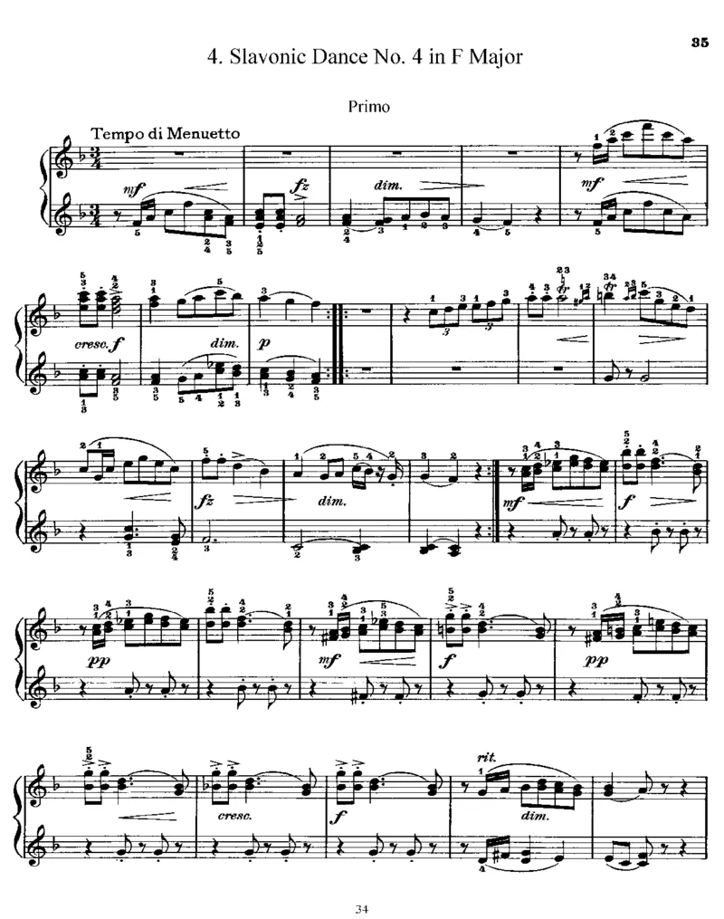 SlavonicDances,Op46(4Hands)_一万首著名钢琴曲谱哈农贝多芬合集视频教学电子版高清无水印可打印_1古典钢琴知名音乐家谱_德沃夏克钢琴谱全集_四手联弹