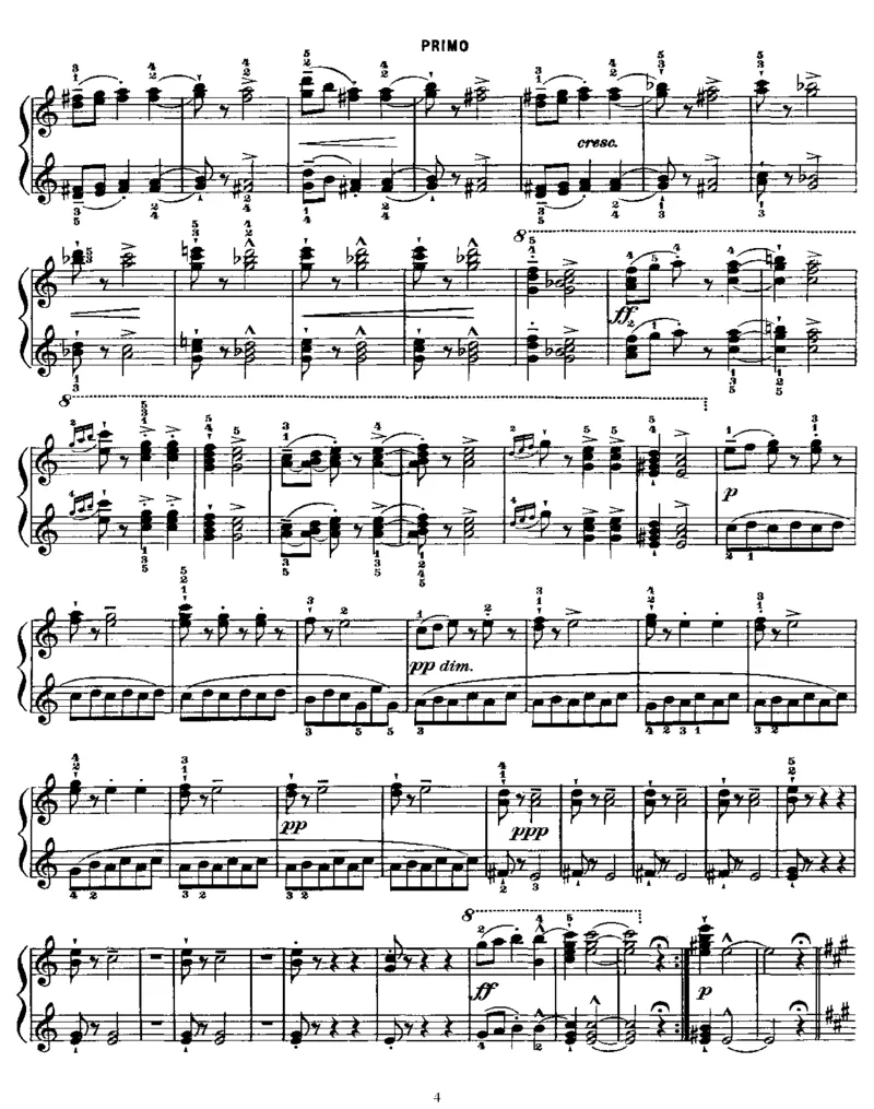 SlavonicDances,Op46(4Hands)_一万首著名钢琴曲谱哈农贝多芬合集视频教学电子版高清无水印可打印_1古典钢琴知名音乐家谱_德沃夏克钢琴谱全集_四手联弹