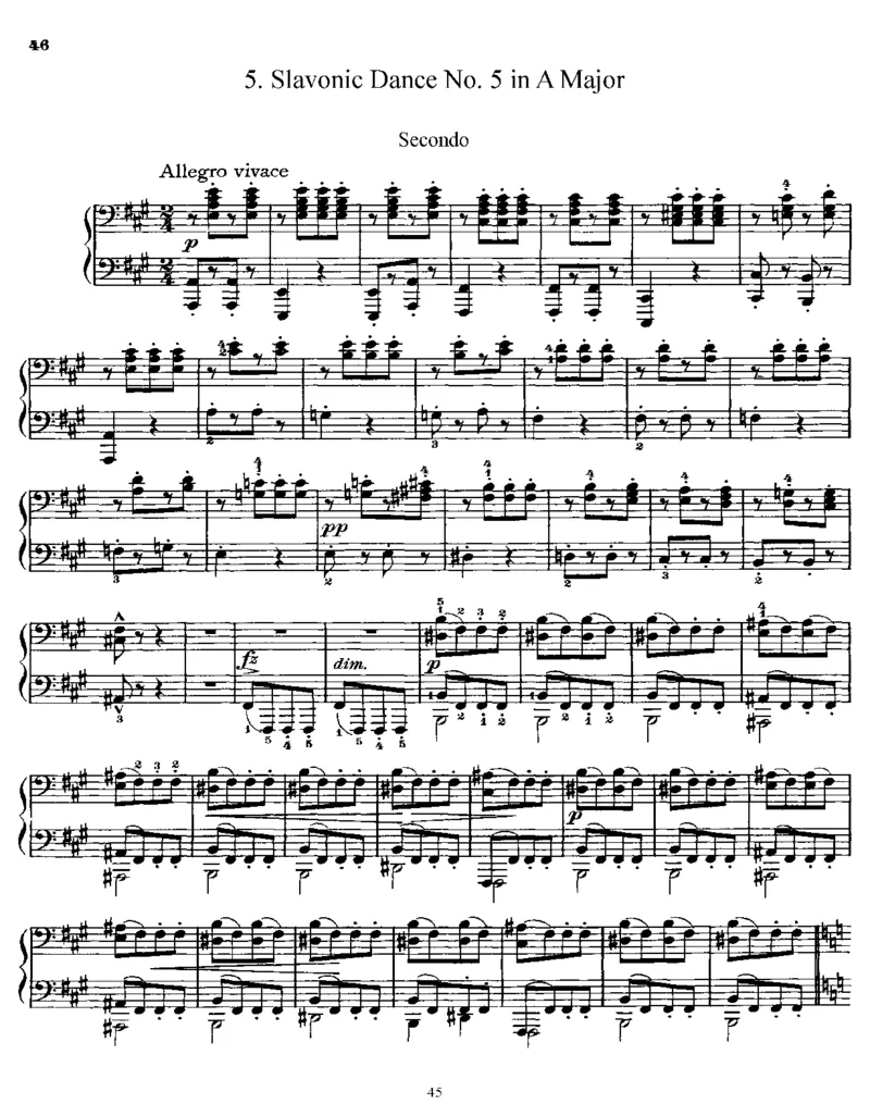 SlavonicDances,Op46(4Hands)_一万首著名钢琴曲谱哈农贝多芬合集视频教学电子版高清无水印可打印_1古典钢琴知名音乐家谱_德沃夏克钢琴谱全集_四手联弹