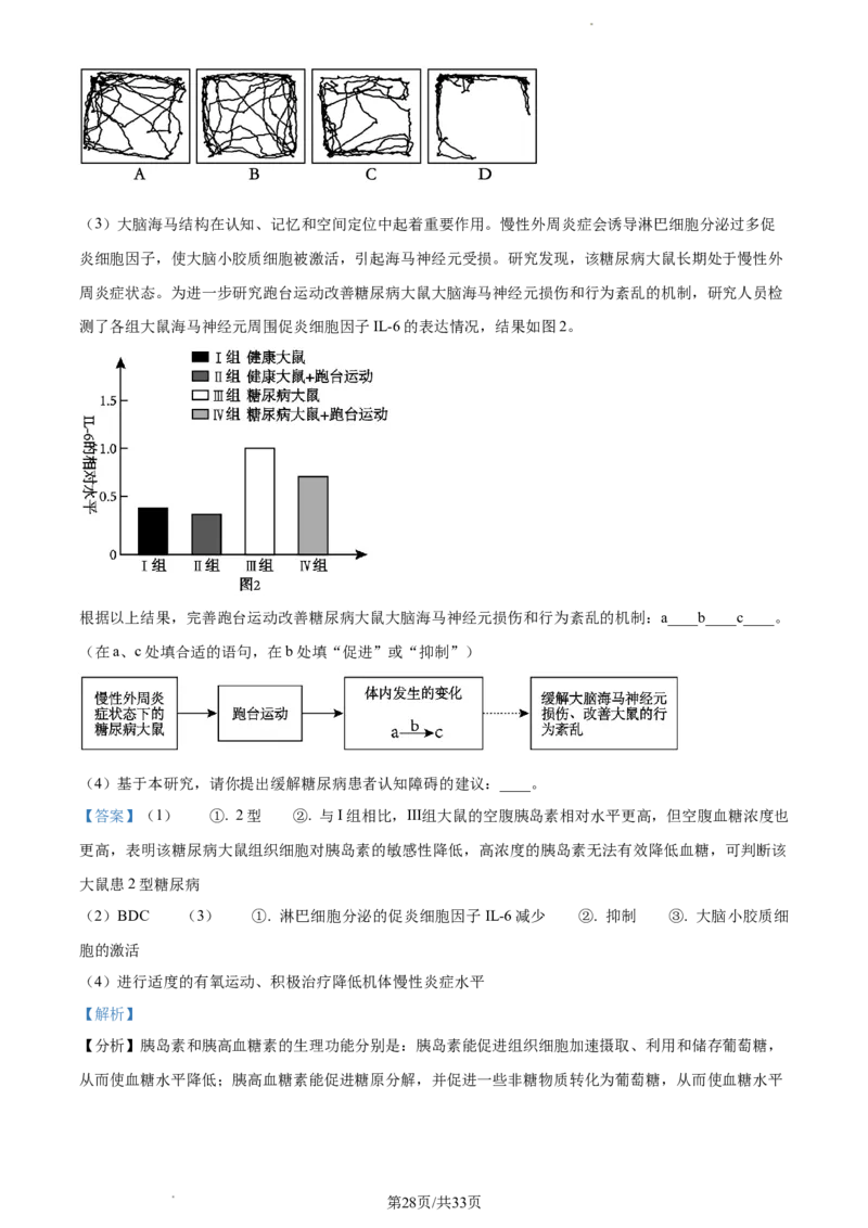生物-福建省厦门市2024届高三下学期第二次质量检测(1)_2024年3月_013月合集_2024届福建省厦门市高三下学期第二次质量检测