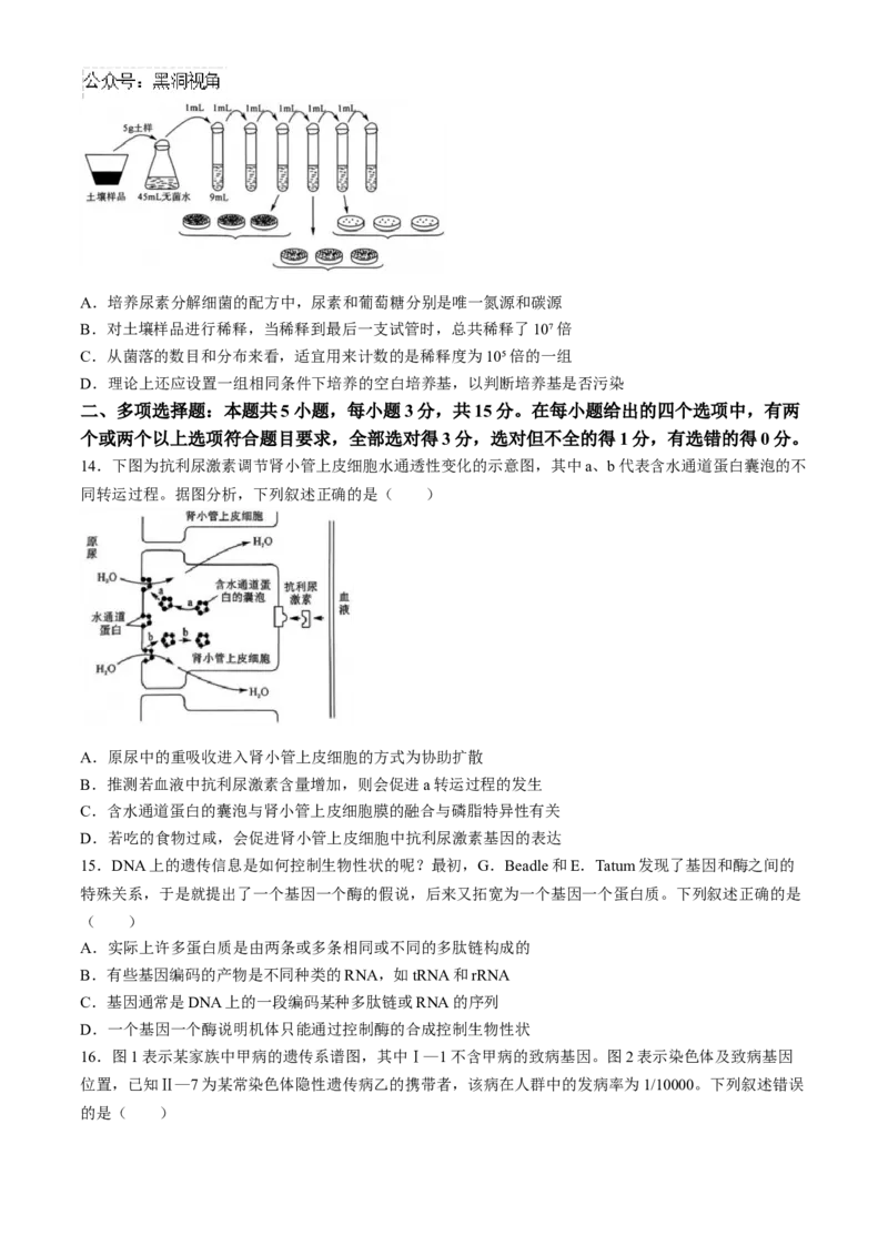 山西省朔州市怀仁市第一中学校2024-2025学年高三上学期摸底考试生物学试题_2024-2025高三（6-6月题库）_2024年08月试卷_0820山西省朔州市怀仁市第一中学校2025届高三上学期摸底考试