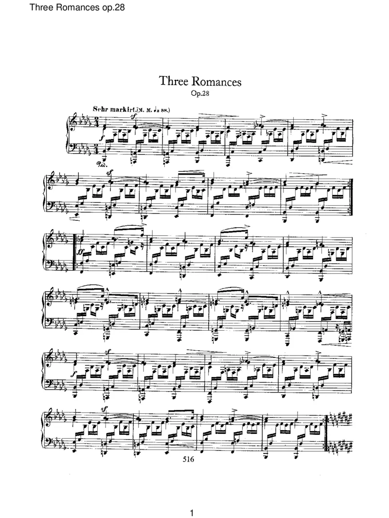 ThreeRomancesop.28_一万首著名钢琴曲谱哈农贝多芬合集视频教学电子版高清无水印可打印_1古典钢琴知名音乐家谱_舒曼钢琴谱全集_RobertSchumann罗伯特&middot;舒曼(1810-1856)