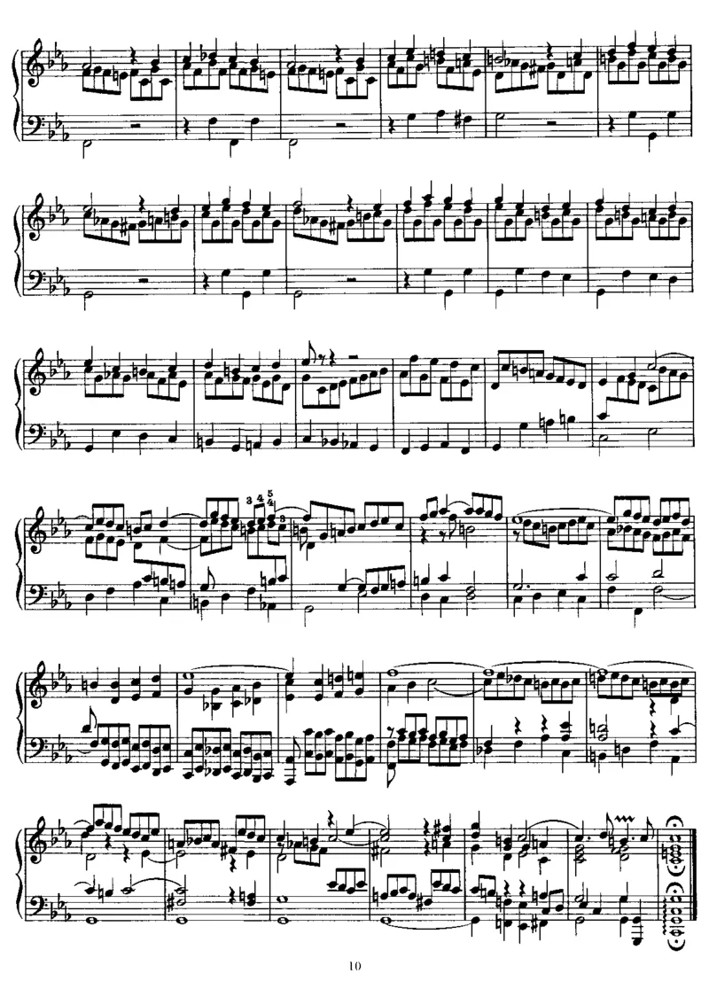 PreludeandFugueinc,BWV546(Bach)_一万首著名钢琴曲谱哈农贝多芬合集视频教学电子版高清无水印可打印_1古典钢琴知名音乐家谱_李斯特钢琴谱全集_改编巴赫