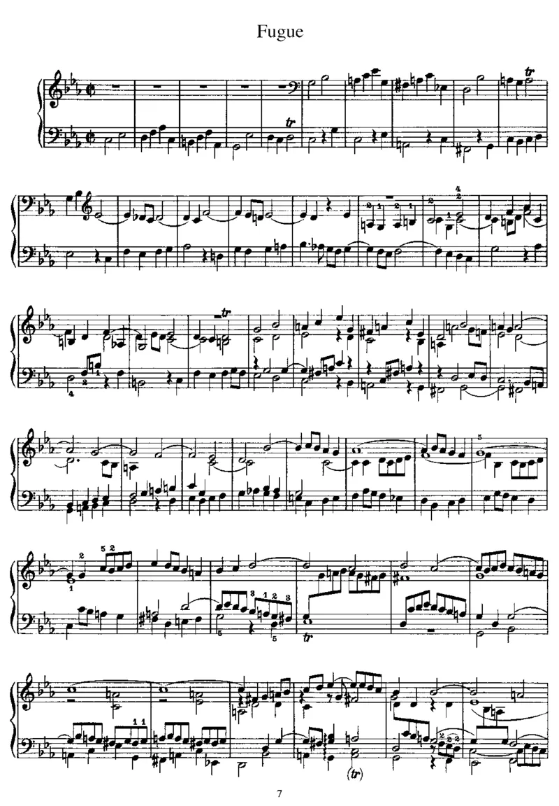 PreludeandFugueinc,BWV546(Bach)_一万首著名钢琴曲谱哈农贝多芬合集视频教学电子版高清无水印可打印_1古典钢琴知名音乐家谱_李斯特钢琴谱全集_改编巴赫