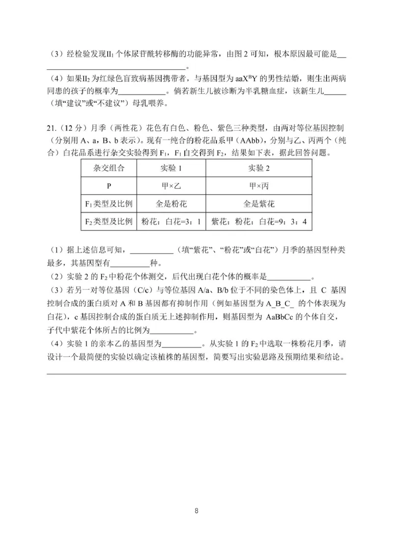 月考22026届高二上月考2_2024-2025高二（7-7月题库）_2024年12月试卷_1211广东省江门市新会第一中学2024-2025学年高二上学期12月第二次质量检测