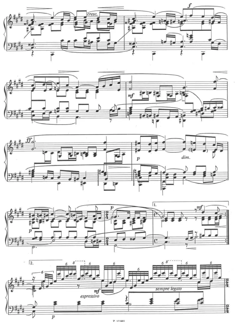 Kocsis-VocaliseOp.34-14_一万首著名钢琴曲谱哈农贝多芬合集视频教学电子版高清无水印可打印_1古典钢琴知名音乐家谱_拉赫玛尼诺夫钢琴谱全集