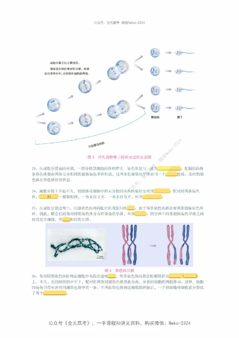 李林暑假班背诵作业（填空版）@_2024-2025高三（6-6月题库）_2024年09月试卷_李林