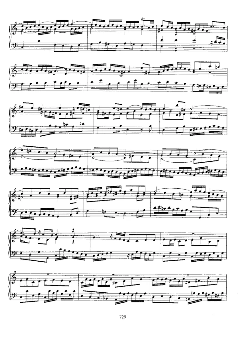 Fugueina,BWV958_一万首著名钢琴曲谱哈农贝多芬合集视频教学电子版高清无水印可打印_1古典钢琴知名音乐家谱_巴赫钢琴谱全集_Preludes，Fantasias，Fugues