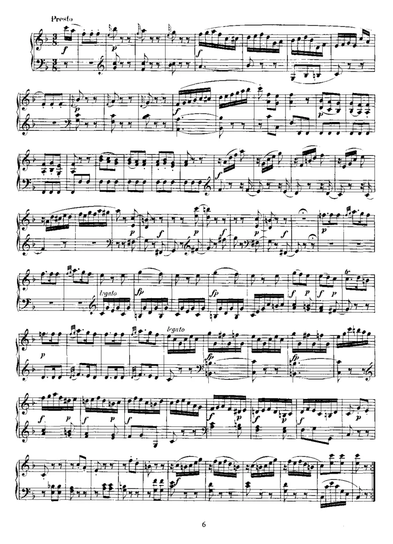 No.1-No.6（K279-K284）_一万首著名钢琴曲谱哈农贝多芬合集视频教学电子版高清无水印可打印_1古典钢琴知名音乐家谱_莫扎特钢琴谱全集_0312095926_奏鸣曲集