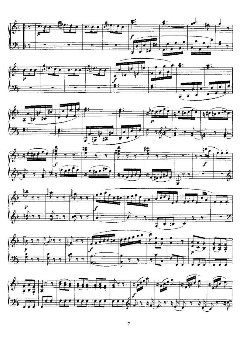 No.1-No.6（K279-K284）_一万首著名钢琴曲谱哈农贝多芬合集视频教学电子版高清无水印可打印_1古典钢琴知名音乐家谱_莫扎特钢琴谱全集_0312095926_奏鸣曲集