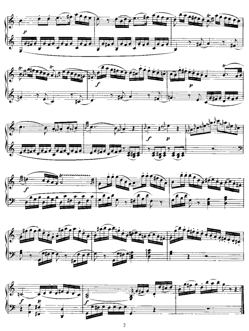 No.1-No.6（K279-K284）_一万首著名钢琴曲谱哈农贝多芬合集视频教学电子版高清无水印可打印_1古典钢琴知名音乐家谱_莫扎特钢琴谱全集_0312095926_奏鸣曲集