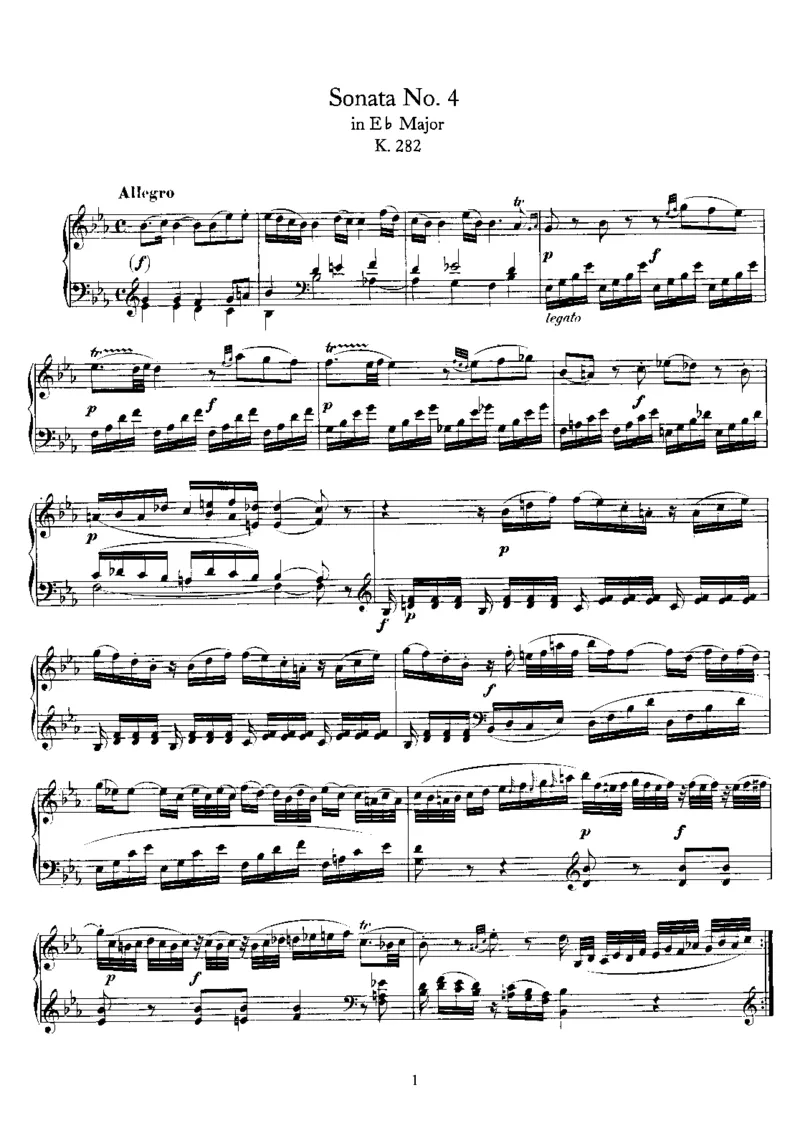 No.1-No.6（K279-K284）_一万首著名钢琴曲谱哈农贝多芬合集视频教学电子版高清无水印可打印_1古典钢琴知名音乐家谱_莫扎特钢琴谱全集_0312095926_奏鸣曲集