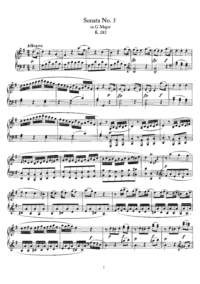 No.1-No.6（K279-K284）_一万首著名钢琴曲谱哈农贝多芬合集视频教学电子版高清无水印可打印_1古典钢琴知名音乐家谱_莫扎特钢琴谱全集_0312095926_奏鸣曲集