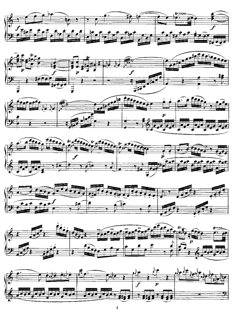 No.1-No.6（K279-K284）_一万首著名钢琴曲谱哈农贝多芬合集视频教学电子版高清无水印可打印_1古典钢琴知名音乐家谱_莫扎特钢琴谱全集_0312095926_奏鸣曲集