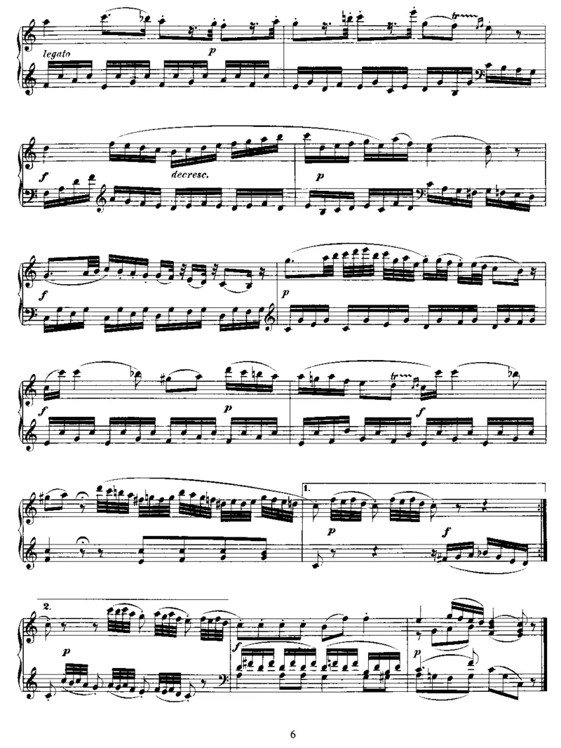 No.1-No.6（K279-K284）_一万首著名钢琴曲谱哈农贝多芬合集视频教学电子版高清无水印可打印_1古典钢琴知名音乐家谱_莫扎特钢琴谱全集_0312095926_奏鸣曲集