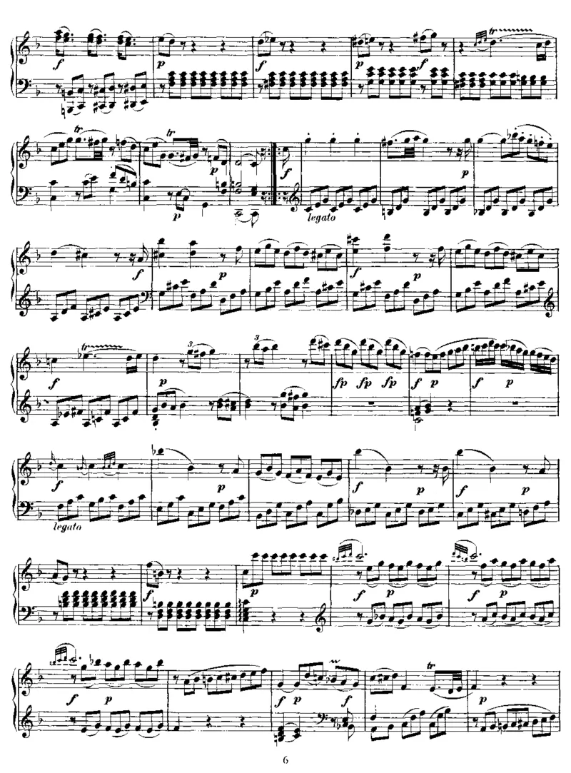 No.1-No.6（K279-K284）_一万首著名钢琴曲谱哈农贝多芬合集视频教学电子版高清无水印可打印_1古典钢琴知名音乐家谱_莫扎特钢琴谱全集_0312095926_奏鸣曲集