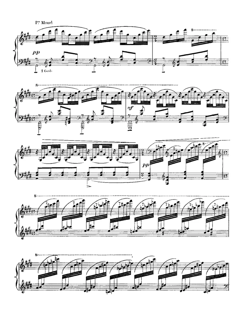 RavelJeuxd'eau（水之嬉戏）_一万首著名钢琴曲谱哈农贝多芬合集视频教学电子版高清无水印可打印_1古典钢琴知名音乐家谱_超高难度钢琴谱