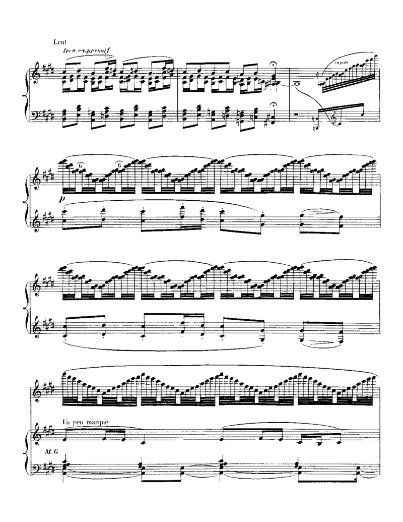 RavelJeuxd'eau（水之嬉戏）_一万首著名钢琴曲谱哈农贝多芬合集视频教学电子版高清无水印可打印_1古典钢琴知名音乐家谱_超高难度钢琴谱