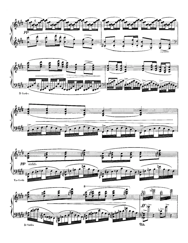 RavelJeuxd'eau（水之嬉戏）_一万首著名钢琴曲谱哈农贝多芬合集视频教学电子版高清无水印可打印_1古典钢琴知名音乐家谱_超高难度钢琴谱