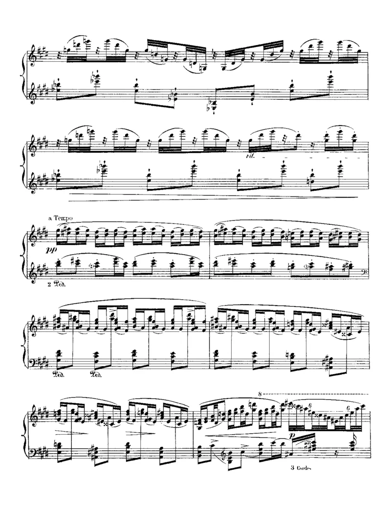 RavelJeuxd'eau（水之嬉戏）_一万首著名钢琴曲谱哈农贝多芬合集视频教学电子版高清无水印可打印_1古典钢琴知名音乐家谱_超高难度钢琴谱