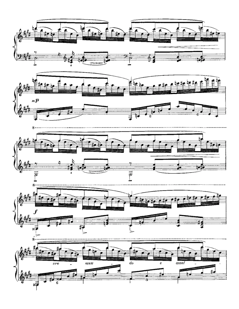 RavelJeuxd'eau（水之嬉戏）_一万首著名钢琴曲谱哈农贝多芬合集视频教学电子版高清无水印可打印_1古典钢琴知名音乐家谱_超高难度钢琴谱