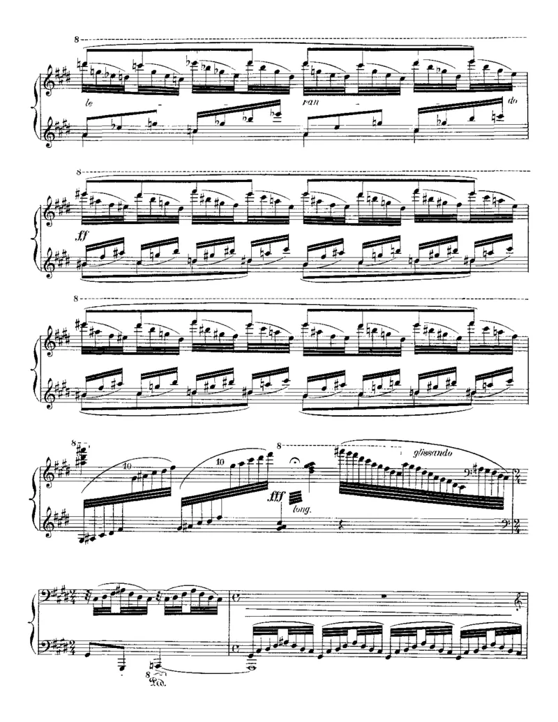 RavelJeuxd'eau（水之嬉戏）_一万首著名钢琴曲谱哈农贝多芬合集视频教学电子版高清无水印可打印_1古典钢琴知名音乐家谱_超高难度钢琴谱