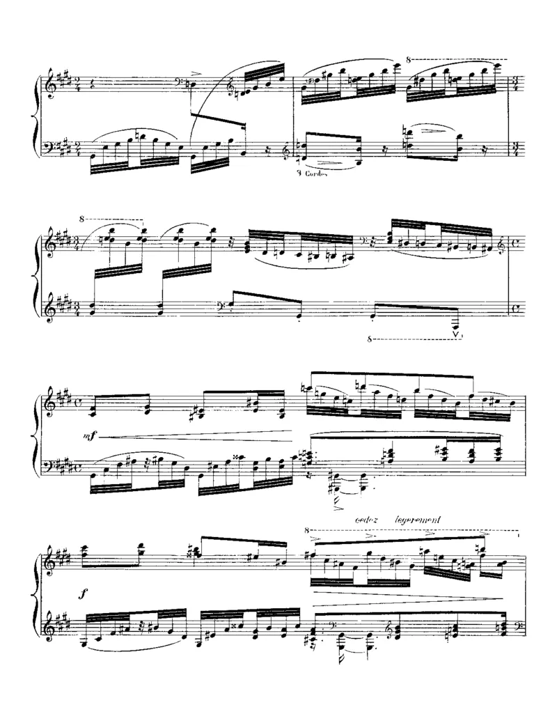 RavelJeuxd'eau（水之嬉戏）_一万首著名钢琴曲谱哈农贝多芬合集视频教学电子版高清无水印可打印_1古典钢琴知名音乐家谱_超高难度钢琴谱