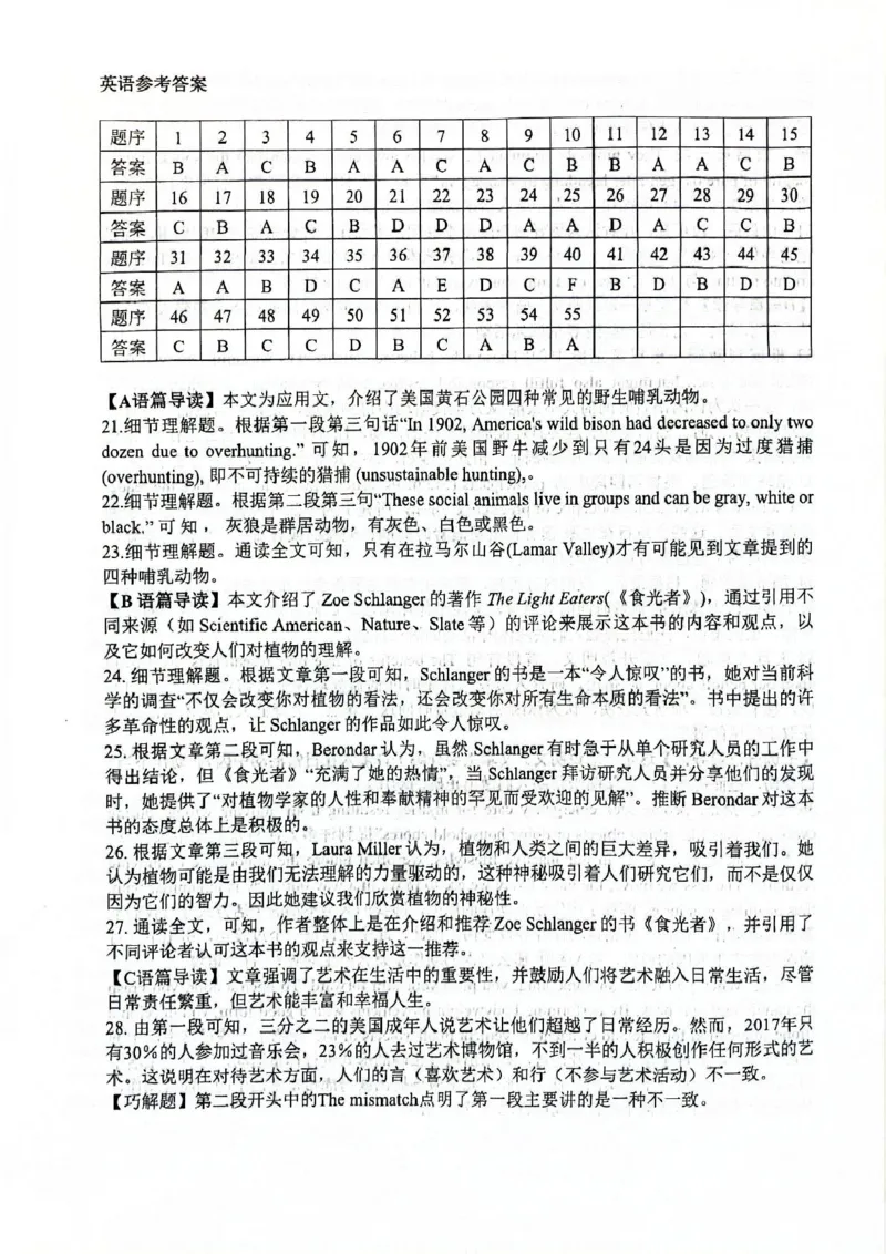 山东省济南市莱芜第一中学2024-2025学年高二上学期12月第三次阶段性测试英语PDF版含解析(1)_2024-2025高二（7-7月题库）_2025年01月试卷