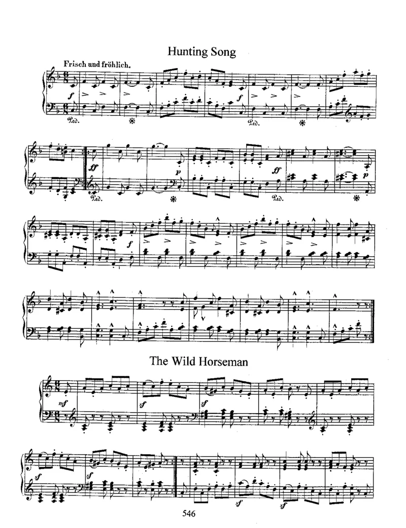 Schumann-AlbumForTheYoung(ClavierstuckefurdieJugend),Op.68_一万首著名钢琴曲谱哈农贝多芬合集视频教学电子版高清无水印可打印_1古典钢琴知名音乐家谱_舒曼钢琴谱全集_WORKS