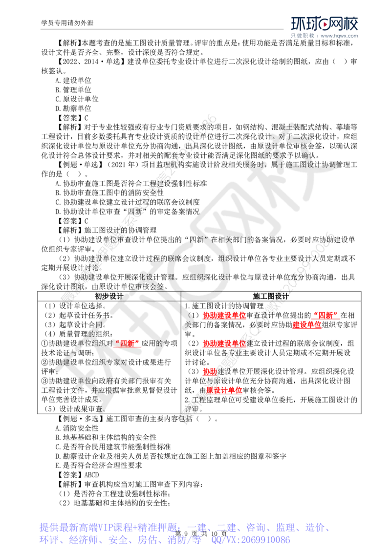 WM_31.质量：第四章第一至三节施工图设计阶段质量管理_监理工程师_2025监理工程师_2025年监理工程师-各大机构_2025年监理-土建目标_机构1-HQ_01.HQ精讲班-李.娜_讲义