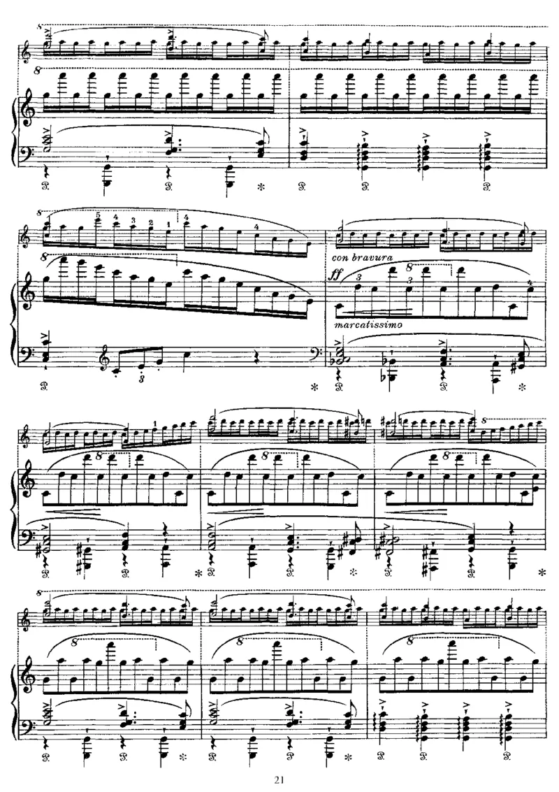 WeddingMarchandDanceoftheElves(Mendelssohn)_一万首著名钢琴曲谱哈农贝多芬合集视频教学电子版高清无水印可打印_1古典钢琴知名音乐家谱_李斯特钢琴谱全集_改编其他人