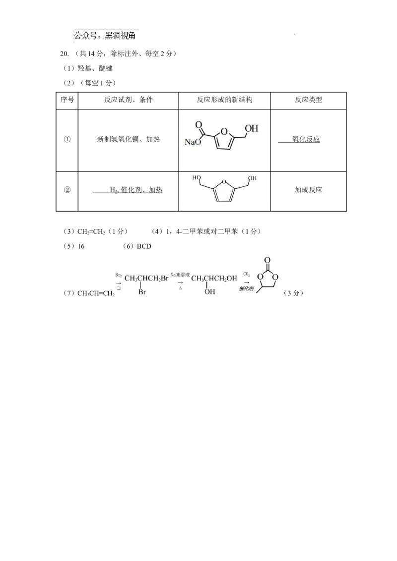 广东省华南师范大学附属中学2024-2024学年高三上学期综合测试（一）化学试题答案_2024-2025高三（6-6月题库）_2024年09月试卷