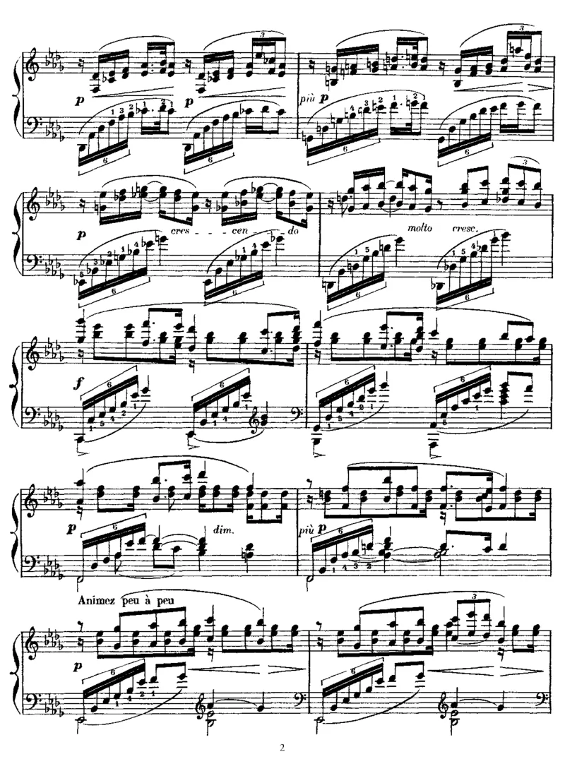 Nocturne_一万首著名钢琴曲谱哈农贝多芬合集视频教学电子版高清无水印可打印_1古典钢琴知名音乐家谱_德彪西钢琴谱全集