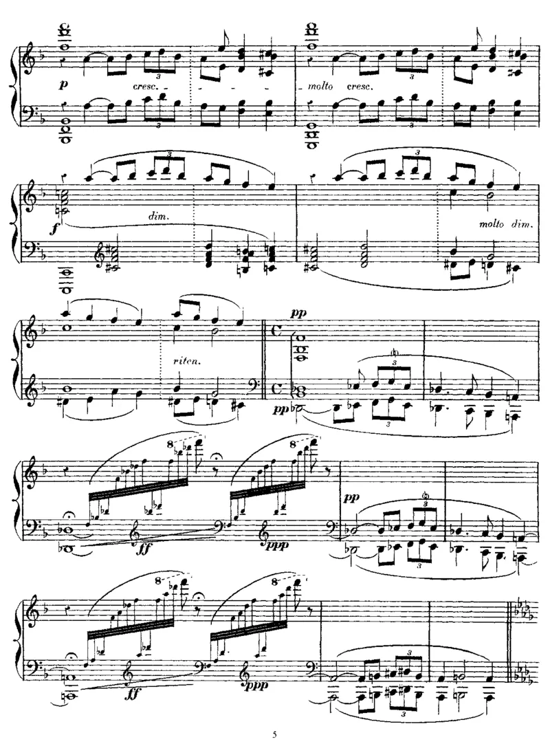 Nocturne_一万首著名钢琴曲谱哈农贝多芬合集视频教学电子版高清无水印可打印_1古典钢琴知名音乐家谱_德彪西钢琴谱全集