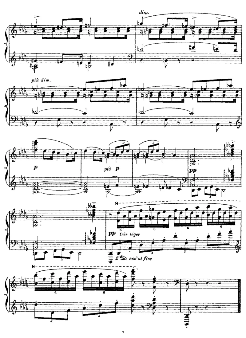 Nocturne_一万首著名钢琴曲谱哈农贝多芬合集视频教学电子版高清无水印可打印_1古典钢琴知名音乐家谱_德彪西钢琴谱全集