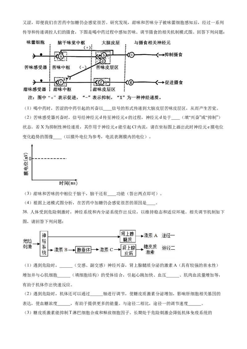 宁夏回族自治区银川一中2024-2025学年高二上学期期中考试生物Word版含解析_2024-2025高二（7-7月题库）_2024年11月试卷_1121宁夏回族自治区银川一中2024-2025学年高二上学期期中考试