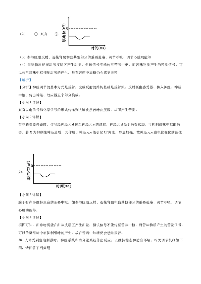 宁夏回族自治区银川一中2024-2025学年高二上学期期中考试生物Word版含解析_2024-2025高二（7-7月题库）_2024年11月试卷_1121宁夏回族自治区银川一中2024-2025学年高二上学期期中考试