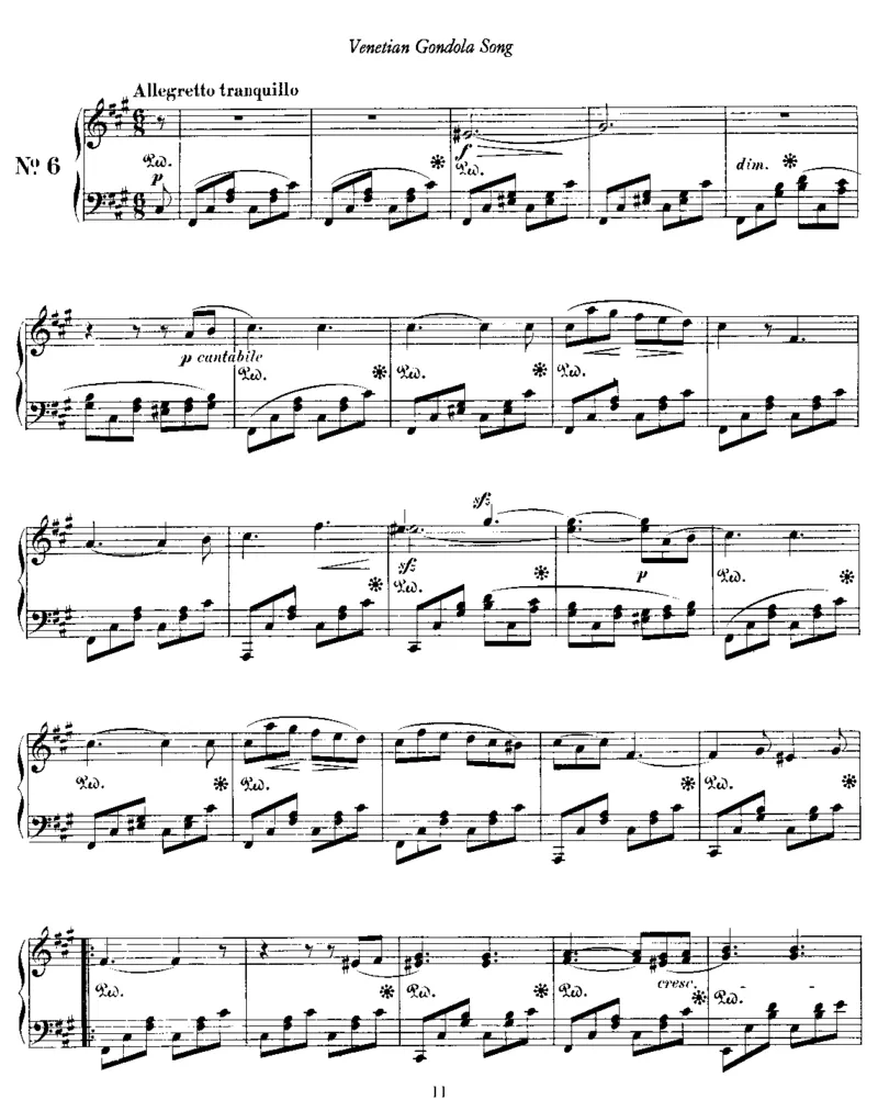 SongsWithoutWords_一万首著名钢琴曲谱哈农贝多芬合集视频教学电子版高清无水印可打印_02现代钢琴谱合集_马克西姆钢琴谱全集_门德尔松钢琴谱全集