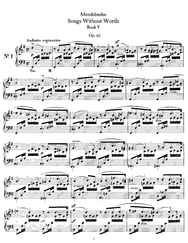 SongsWithoutWords_一万首著名钢琴曲谱哈农贝多芬合集视频教学电子版高清无水印可打印_02现代钢琴谱合集_马克西姆钢琴谱全集_门德尔松钢琴谱全集